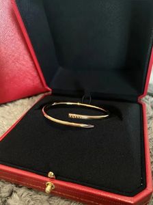 Luxury Nail Bracelet Designer Bracelet Fashion Cuff Bracelet for Men Women Couple Bangle Gold Bangle Designer Jewelry Valentine's Day Gift