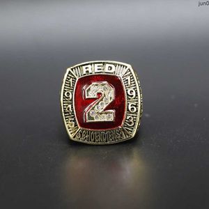 Anéis de banda MLB Baseball Famous Championship Ring 1945 1963 Star Red Schoendienst Positive 2 Digital