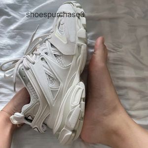 Designer Balencigs Mode Freizeitschuhe Rollschuhe 2024 Instagram Hot Track3.0 Papa Schuhe Erste Generation Dritte Schwarz Weiß Orange Milchtee Braun Sport SAJ3