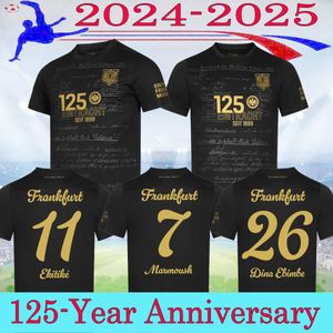 2024 125esimo Francoforte maglie da calcio MARMOUSH M.GOTZE KNAUFF SKHIRI KOCH 125 anni anniversario kit di calcio per uomini e bambini