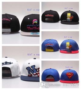 2019 брендовые бейсболки в мультяшном стиле NY Pink Dolphin Kids, бейсболки Snapback для маленьких девочек и мальчиков, шапки Snapback chapeu casquettebone gorras5102623