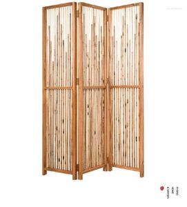 Decorative Plates Outdoor Chinese Style Courtyard Landscaping Teak Wood Bamboo Screen Balcony Garden Partition Zen Tea Room Decoration