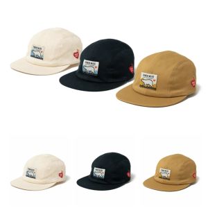 Conjuntos sapo deriva humano melhor qualidade streetwear 4panel sarja acampamento boné de beisebol snapback chapéu para homens mulheres unisex