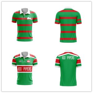 Retro 1967 1982 Austrália South Sydney Rabbitohs Rugby Polo Camisa Home Away Camisas de treinamento masculinas Tamanho S-5XL