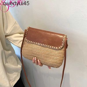 Bolsas de ombro Gusure Mulheres andmade palha tecida Soulder Bags Sling Crossbody Messenger Bag Ladies Summer Travel Beac Bags Pequenos andbagsH24220