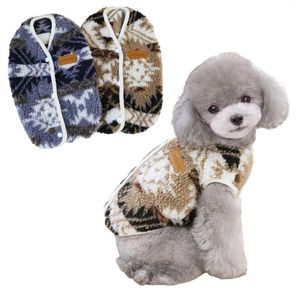 Hundebekleidung Dicker Thermomantel Winter Warme Fleeceweste Jacke für kleine Hunde Yorkie Terrier Welpen Haustier Kleidung für kaltes Wetter Katzenpullover