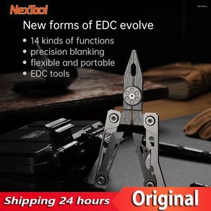 El feneri Torçlar YouPin Nextool Gümüş Bıçağı EDC ARACI 14-1 arada Çok Tezgah Seti Açık Mekan Çok Fonksiyonlu Taşınabilir Pense Katlanır Bıçak