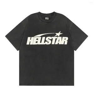 Erkek Tişörtleri Y2K T-Shirt Hip Hop Baskılı Desen Büyük Logo Nefes Alabilir Punk Retro Yuvarlak Boyun