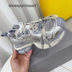 Designer Balencigs Moda Sapatos Casuais Patins 2024 Alta Edição Novo 3xl Nove Geração Sola Grossa Feito Velho Sujo Pai Sapatos Esportes Casal Mesmo Casual ATZH