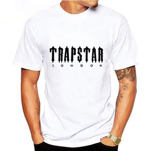 High Quality Mens trapstar shirt designer t shirts print letter luxury black and white grey rainbow color summer sports fashion top short sleeve KXLE