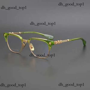 Cross Cross Sunglasses Frames مصمم قلب الرجال Eyeglass Pure Titanium Gold Gold Plate Myopia Chromes Women Crromes Grand Grand Grands of Women Glasses 609