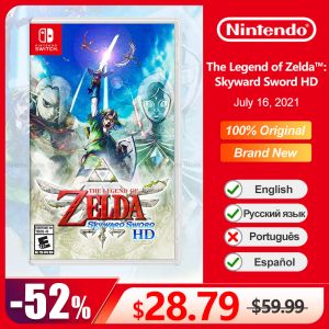 Zelda Skyward Sword HD Nintendo Switch Oyunu Efsanesi Düzenlemeleri% 100 Resmi Orijinal Fiziksel Oyun Kartı Switch OLED Lite