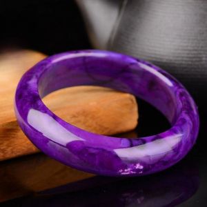 Armreifen Natürliches bequemes Armband Original Mine Imperial Purple Royal Perilla Jishi Beliebtes Armband