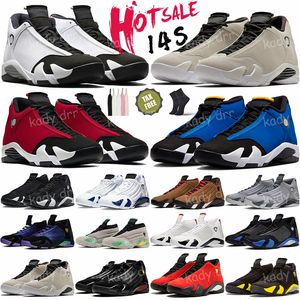 14S Männer Basketballschuhe 14 Black Toe Reverse Ferrar Ginger Gym Red Hyper Royal Last Shot Candy Cane Thunder Red Man Sport Trainer Turnschuhe