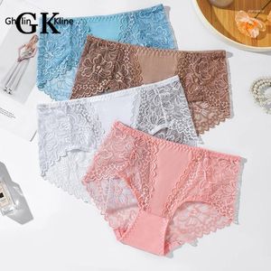 女性用パンティーGKブランドセックス気質女性スーパーエラスティックボディシェーピングアンダーウェアフラットベリーレディースランジェリーブリーフ