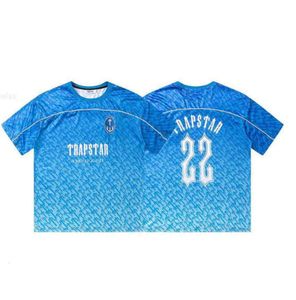 2024 Erkek Tişörtler Trapstar Londra T-Shirt Kısa Kollu 1 Futbol Tişörtlü Erkek Kadınlar EU Boyut Haikyuu Parkas Stranger Şeyler Gelgit Akış Tasarımı 6612ess