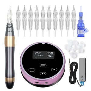 Vapen Ny ankomst P30 Permanent Makeup Machine Microblading Pen Equipment 3D Microblading Tattoo Machine Set