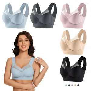 Yoga Outfit Underwear Seamless Bra Women Is Sexy Large Size Tops Support Comfortable No Steel Ring Fitness Sleep Tank L-5XL