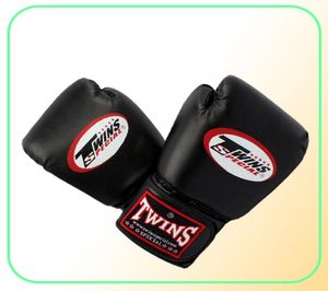 10 12 14 oz boxningshandskar pu läder muay thai guantes de boxeo slåss mma sandbag träning handske för män kvinnor barn276r9459606