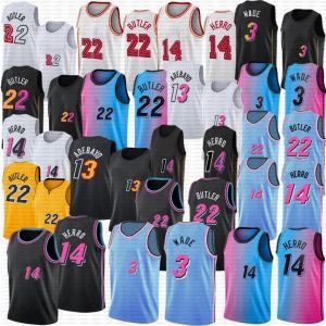 Bam 13 Jimmy 22 Butler Ado Basketball Jersey Dwyane 3 Wade Tyler 14 Herro Kendrick 75th anniversary