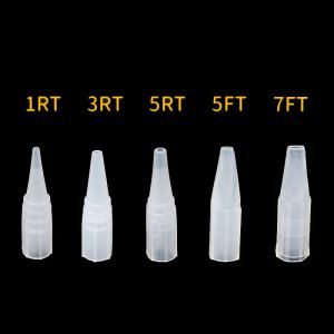 Ostrze 1000 szt. Duże jednorazowe tatuaż pokrywę igły 1r 3r 5R 5F 7F Permowe igły do ​​makijażu