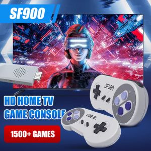 Konsole SF 900 3 -calowe IPS Przenośna przenośna konsola do gry dla Sega Genesis Game HD Buildin 1500 Games Hdmicompatible dla dzieci