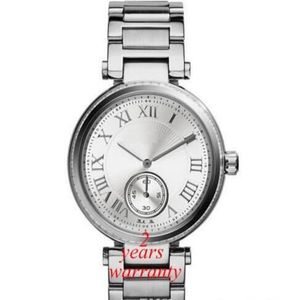 New Skylar Stainless Steel Case Silver Dial Ladies Watch MK5866 5866 original box235M