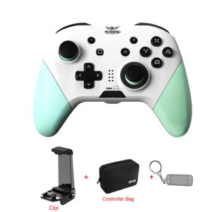 GamePads för Nintend Switch Pro Controller trådlös Bluetooth -spelkontroll Gamepad En nyckelväckningsstöd NFC Turbo 3 färger