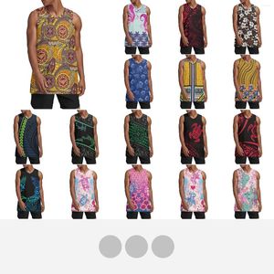 Tanques masculinos Polinésio Tribal Tongan Totem Tatuagem Tonga Imprime Scrimmage Colete Pinnies Jovens Adolescentes e Adultos Tamanhos Malha Jerseys para qualquer