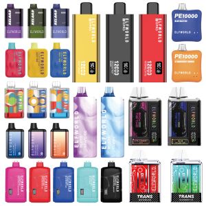 ELFWORLD Puff 2800 5000 6000 7000 9000 10000 12000 15000 9K 12K 15K Soffi monouso Vape E sigaretta ELF WORLD RAZZ Bar desechable Vaper Tornado Sigaretta elettronica