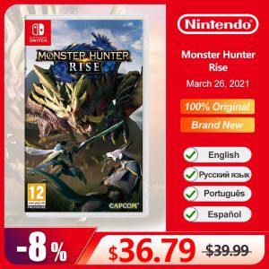 صفقات Monster Hunter Rise Nintendo Switch Game Deals 100 ٪ بطاقة المادية الأصلية الرسمية للتبديل OLED Lite Console