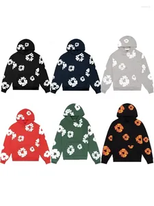 Tasarımcı Erkek Hoodies Hip Hop Street Giyim Sweatshirt Hoodie Erkek ve Kadın Köpük Kapok Baskı Mektubu Baskı Külver Harajuku Gotik Sokak