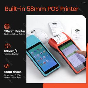Android 8.1 PDA Handheld Terminal Device Built In Thermal Bluetooth Printer 58mm Wifi Rugged Barcode Camera Scan SII