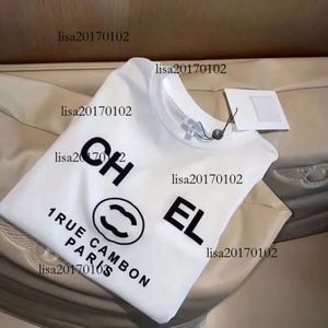 Designer Haute Couture2023 Advanced Version Womens T-shirt France Trendy Clothing C Letter Graphic Print Couple Fashion Cotton Round Neckr