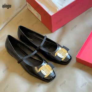 Sapatilhas de balé sapatos de grife paris marca designer preto sapatos femininos primavera acolchoado couro genuíno deslizamento na bailarina luxo dedo do pé redondo senhoras vestido sapatos eur 35-40