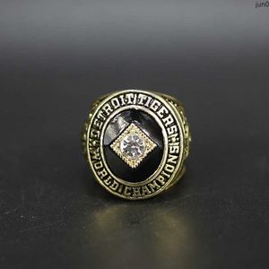 Band Rings Mlb 1968 Detroit Tiger American Baseball League World Series Championship Ring Kfo4