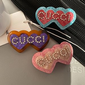 New classics designer Rhinestones Hair Clips Barrettes for fashion women hair accessories party jewelry gift