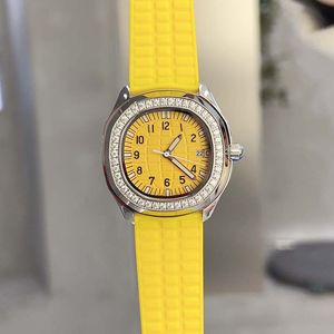 Relógio relógios de alta qualidade masculino aço inoxidável 40mm pulseira de borracha mecânica automática à prova dwaterproof água relógios de pulso