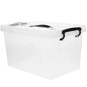 Storage Bags Bins Transparent Box Plastic Containers With Lids Boxes Japanese-style Clothing