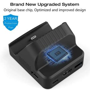 Подставки Портативная зарядная док-станция USB 3.0 Док-станция Зарядное устройство Вентилятор охлаждения для Nintendo Switch Type C to 4K HDMI-совместимый ТВ-адаптер