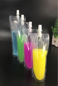 Standup Plastic Drinkware Packaging Bag Spout Pouch for Juice Milk Coffee Beverage Liquid Packing bag Drink Pouch baby Feeding M17374205