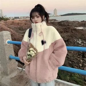 Giacche inverno nuove giacche da donna Turtleneck Laceup a maniche lunghe Student Coate Short Stillo coreano Sweet Fashion Abbigliamento femmina