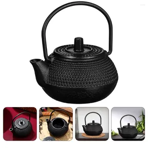 Dinnerware Sets 2pcs Wrought Iron Small Tea Pot Vintage Mini Teapot Decorative Table Ornament