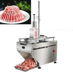 양고기 고기 다이닝 치킨 가슴 슬라이싱 머신 절단 상업용 고기 파쇄기 기계 큐브 고기 스트립 커터 머신