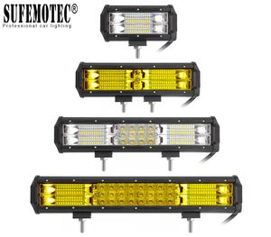 5quot 9quot 12 pollici LED Light Bar 12V 24V Flood Spot Combo Fascio lampada da lavoro per ATV 4X4 Offroad Truck Boat Pickup Moto Dri5797294