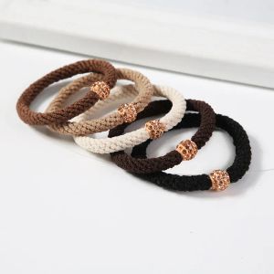 Elegant Diamond Ball Hair Ties Durable Thick Elastic Rubber Bands for Women High Quality Headwear Accessory ZZ