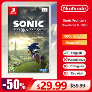 Erbjudanden Sonic Frontiers Nintendo Switch Game -erbjudanden 100% Officiell fysisk spelkortsåtgärdsgenre för Switch OLED Lite Game Console