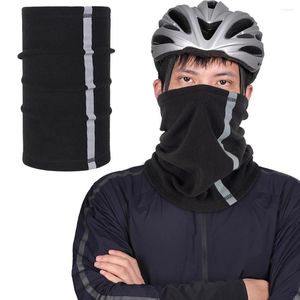 Bandanas män kvinnor vinter hals varmare vindtät reflekterande gångar ansiktsmask täcker för skidcykel utomhussporter