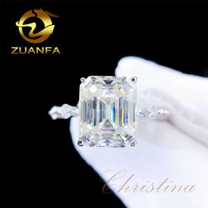 High End Jewlery Wysokiej jakości szmaragdowe cięte moissanites diament