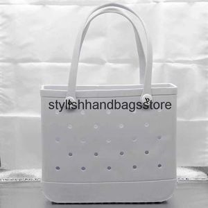 Strandväskor Womems Designers PVC Waterproof Beac Bag Luxury Mens Fasion Bogg Soulder Clu Bags Tote Sopping Bag Pures Silicone Plastic and Bag Cross Body Basketh24221